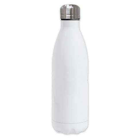 Sublimation Gloss Vacuum Bottle Stainless Steel White 500ml