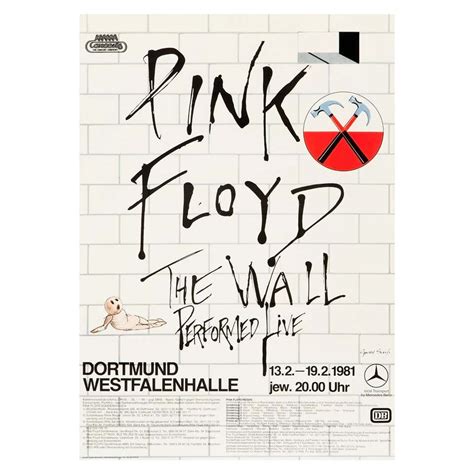 Original Film Poster for, "Pink Floyd the Wall" at 1stDibs