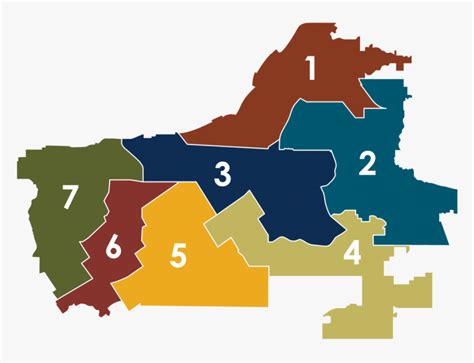 Wardmap - Riverside City Council Wards, HD Png Download - kindpng