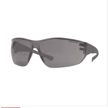 Dark UV safety glasses for protection against impact from high velocity solid particles - BAYMRO ...