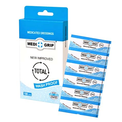 Buy MEDIGRIP WASH PROOF PLASTER 100 Online & Get Upto 60% OFF at PharmEasy