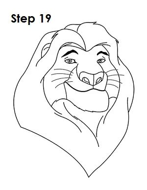 How to Draw Mufasa