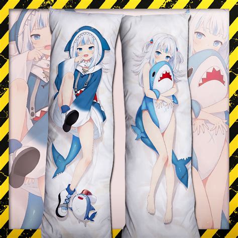 Dakimakura Gawr Gura Hololive Anime Body Pillow Cover Case - Etsy Canada