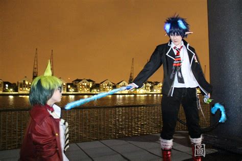 Ao no Exorcist: Rin vs Amaimon by Bekumura on DeviantArt