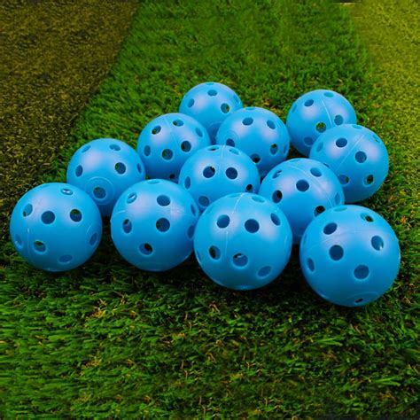 Crestgolf Plastic Airflow Golf Balls Practice Balls 12pcs/50pcs