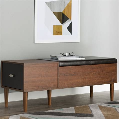 Linden Wood Storage Bench & Reviews | AllModern