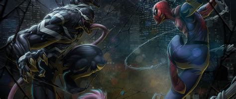 2560x1080 Spidey Vs Venom Wallpaper,2560x1080 Resolution HD 4k ...