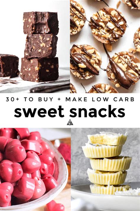 9 Best Low Carb Sweet Snacks (To Buy + Make!) - Little Pine Kitchen