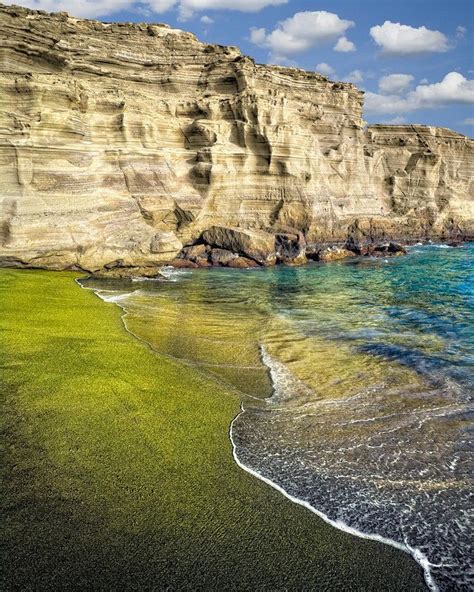 Puu Mahana Beach Yves Rubin | Photography (Green Sand beach) is the spectacular erosion product ...