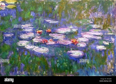 Water Lilies 1919 by Claude Monet Stock Photo - Alamy