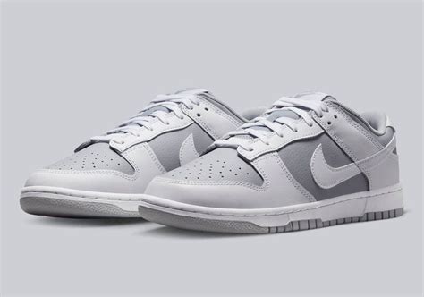 Nike dunk low two tone white grey, Men's Fashion, Footwear, Sneakers on Carousell