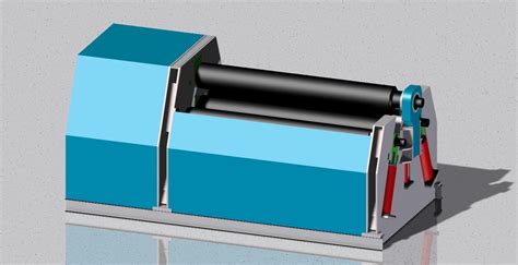 plate rolling machine | 3D CAD Model Library | GrabCAD