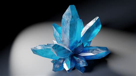 Blue Ice Crystal 3D model - TurboSquid 1848127