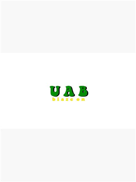 "uab" Canvas Print for Sale by astros45 | Redbubble