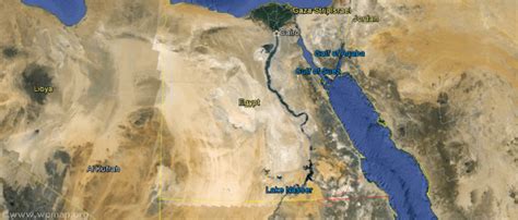 satellite-map-of-egypt1 - Map Pictures