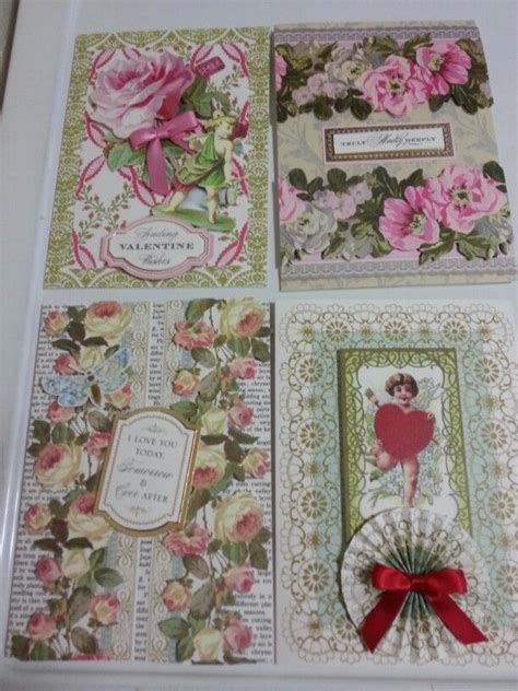 Valentines Day cards created by Diane Shull using Anna Griffin products purchased from HSN. Card ...