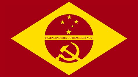 A flag from myself to a communist Brazil. : vexillology