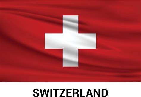 Switzerland flag design vector 13305161 Vector Art at Vecteezy