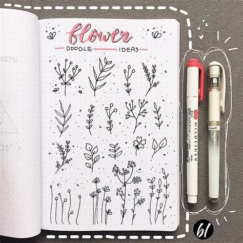 1,000+ Doodle Ideas To Try In Your Bullet Journal - Mom's Got the Stuff