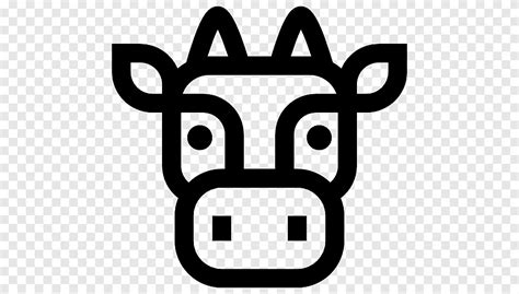 Cattle Computer Icons, retail, black White png | PNGEgg