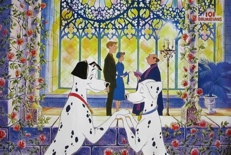 DISNEY "101 DALMATIONS WEDDING" POSTER - Pongo, Perdita, Roger & Anita Radcliffe | eBay