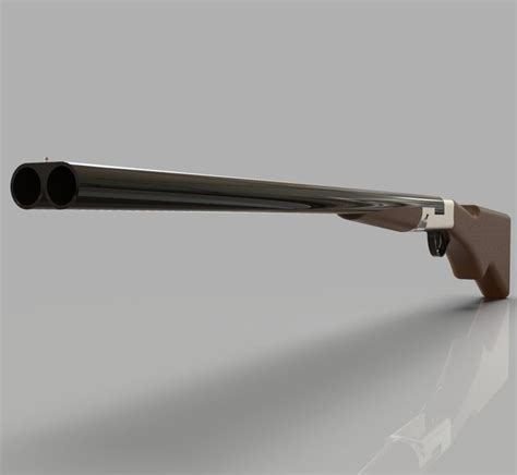 Shotgun Double Barrel - download free 3D model by Gurtej Sehmbi - Cad Crowd