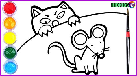 √無料でダウンロード！ sketch cat and mouse drawing 208777 - Gambarsae5dx