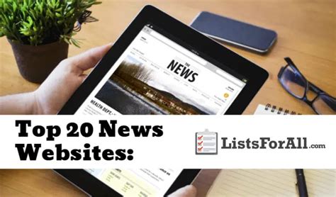 Best News Websites: The Top 20 List - ListsForAll.com