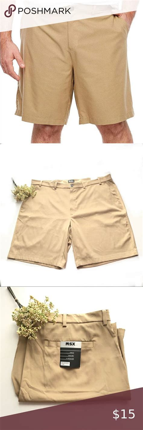 MSX Michael Strahan Performance Chino Shorts 48 | Chino shorts, Chino, Michael strahan