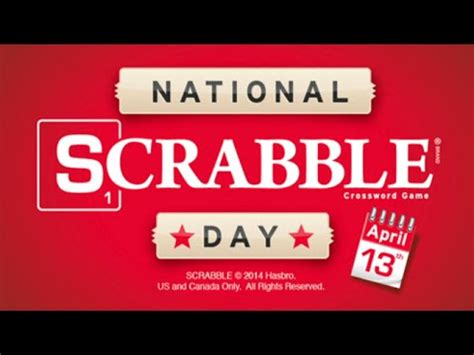 National Scrabble Day! - YouTube