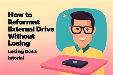 How to Reformat External Hard Drive Without Losing Data Tutorial