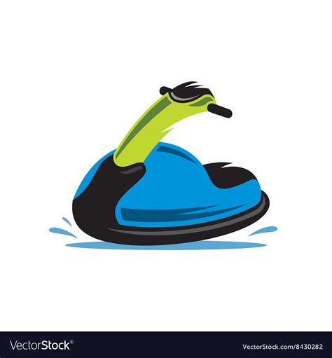 Jet Ski Cartoon Royalty Free Vector Image - VectorStock