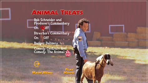 The Animal (2001) – DVD Menus