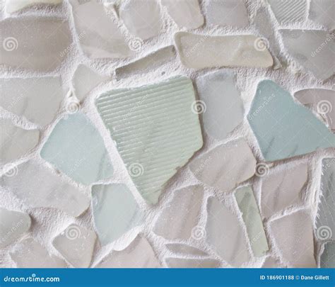 Sea Glass Mosaic Patterns Made from Ocean Glass a Lifestyle Background ...