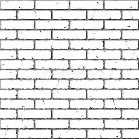 Brick Wall. Seamless illustration. Vector illustration of a seamless ...