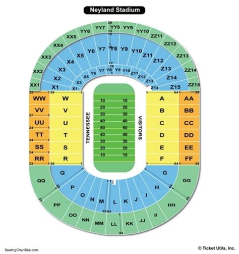 Neyland Stadium Seating Chart | Seating Charts & Tickets