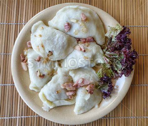 Traditional polish Pierogi dumplings - GlobePhotos - royalty free stock ...