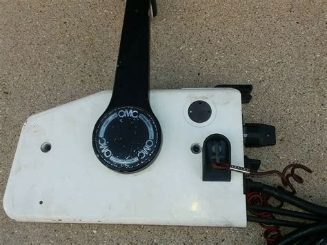 JOHNSON EVINRUDE REMOTE CONTROL ASSEMBLY 434058, 0434058 JOHNSON ...