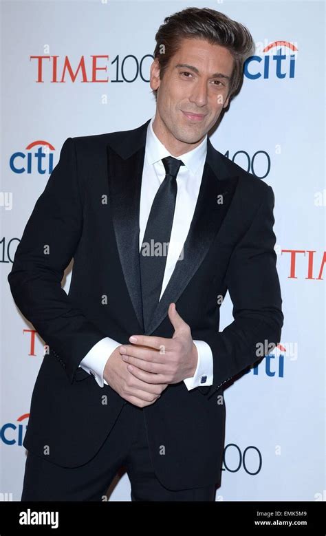 New York, NY, USA. 21st Apr, 2015. David Muir at arrivals for TIME 100 Gala Dinner 2015, Jazz at ...