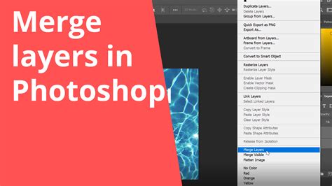 Merge layers in Photoshop – Shortorial (Video)