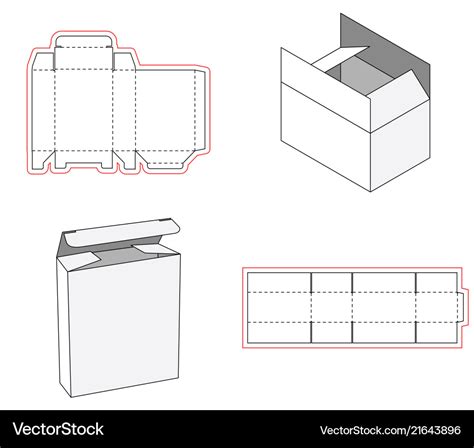 Box Packaging Die Cut Template D - Free Template Ppt Premium Download ...