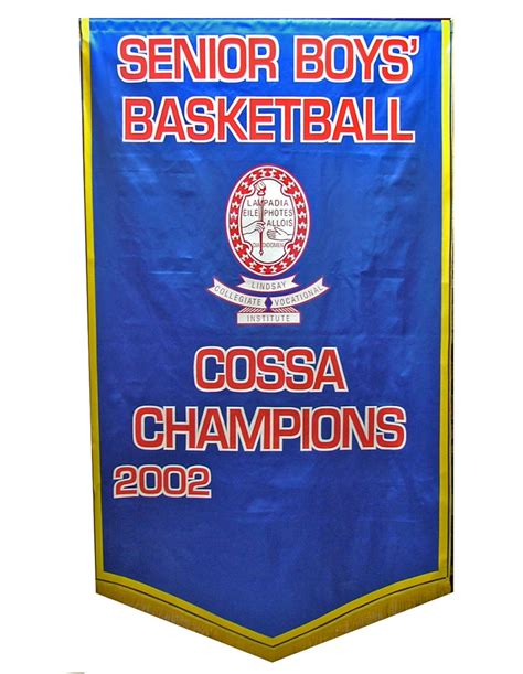 Gym Size Banner 4’ x 6’ - Baldwin Sales