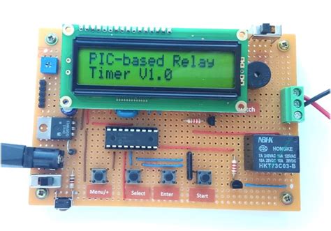 PIC16F628A Programmable Digital Timer - Electronics-Lab.com