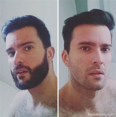 50 Men Before & After Shaving That You Won’t Believe Are The Same ...