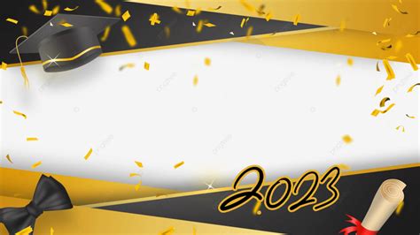 Graduation Season 2023 Textured Border Celebration, Graduation Season, 2023, Frame PNG ...