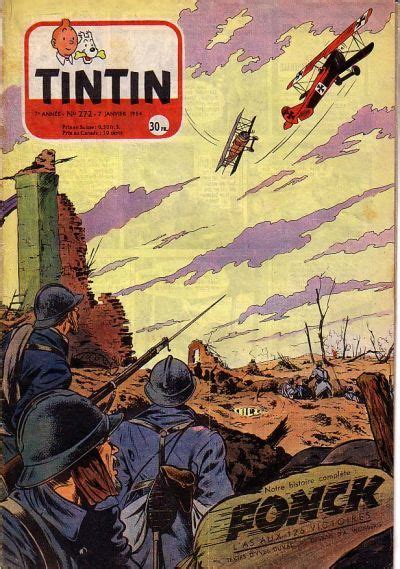 Cover for Journal de Tintin (Dargaud, 1948 series) #272 in 2024 | Tintin, World history, Ww1