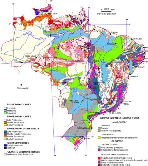 Geobrasil, Revista de Geologia - Mapas Geologicos