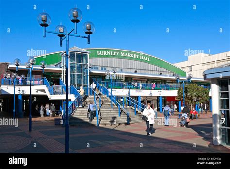 Burnley Market Hall, Charter Walk, Burnley, Lancashire, England, UK Stock Photo - Alamy