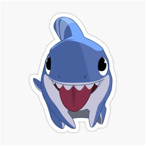 "sharkdog " Sticker for Sale by Amelia-Nina | Redbubble