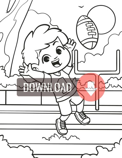 Jumpstart Digital Sports Coloring Book for Kids - Etsy